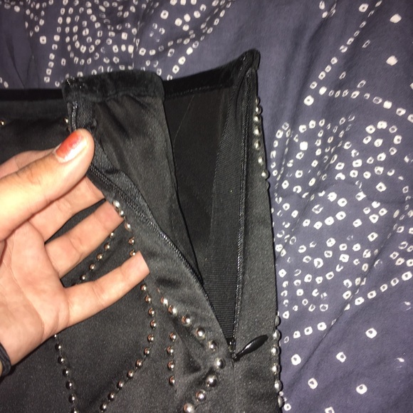 Alexander Wang Hourglass Studded Mini Skirt! NWT! - Picture 7 of 8